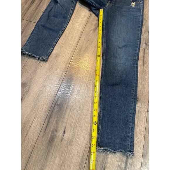 Rag & Bone Mens Distressed Slim Fit Jeans Size 32 Blue Denim Casual Wear - Picture 7 of 9